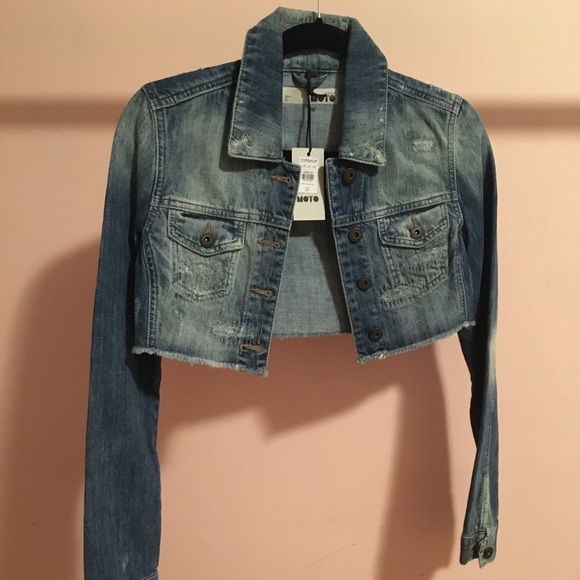 Cropped Denim Jacket - Picture 1 of 4